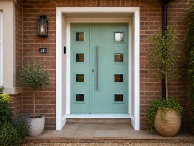 Composite front doors